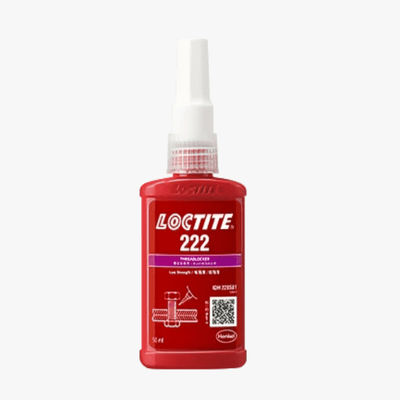 O agente 50ml 250ml do travamento de parafuso da baixa força do Loctite 222 suporta a temperatura 150℃