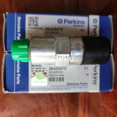Válvula solenoide Perkins C6.6 C7.1 Flameout 24v 26420470 28491679