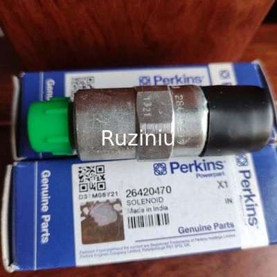 Válvula solenoide Perkins C6.6 C7.1 Flameout 24v 26420470 28491679